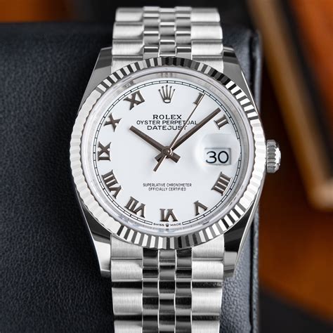 rolex with palm trees|Rolex datejust 36mm white dial.